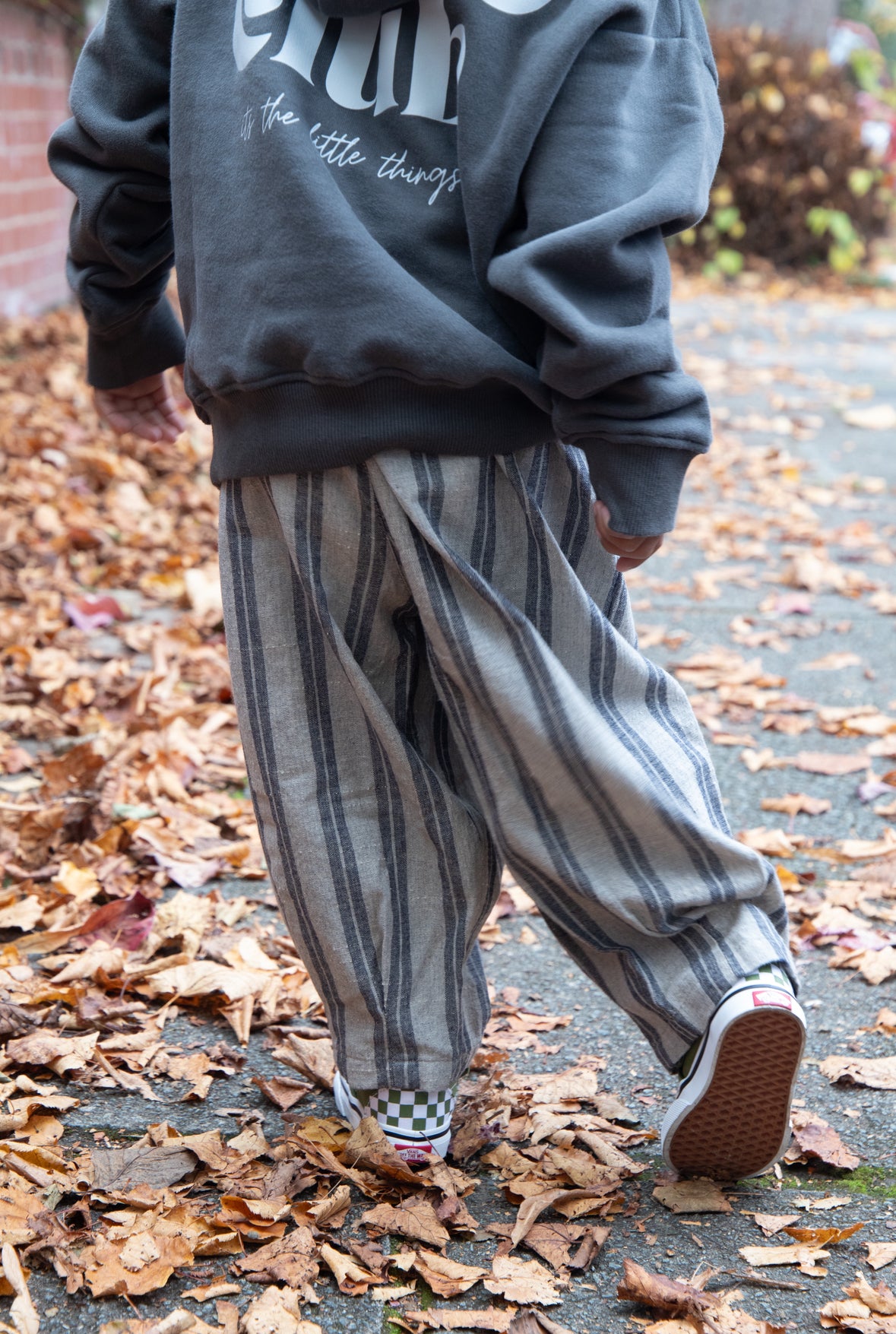 Light Grey Stripe Pants